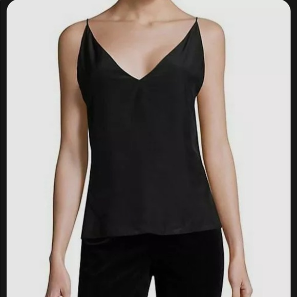 🖤NWT J BRAND SILK DEEP V LUCY CAMISOLE - Picture 2 of 11